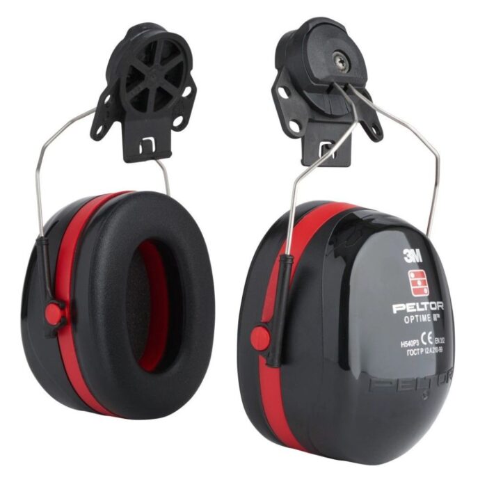 Nauszniki przeciwhałasowe Optime III H540P PELTOR montowane do hełmu/kasku - czarne