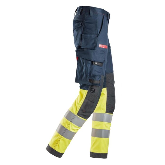 6374 Spodnie odblaskowe stretch ProtecWork Snickers Workwear - obrazek 4