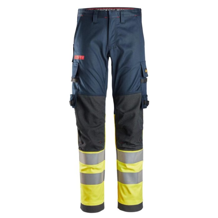 6374 Spodnie odblaskowe stretch ProtecWork Snickers Workwear