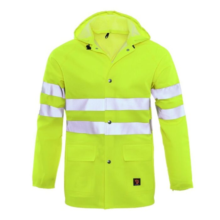 Kurtka przeciwdeszczowa odblaskowa Fluo Probaltic Procera