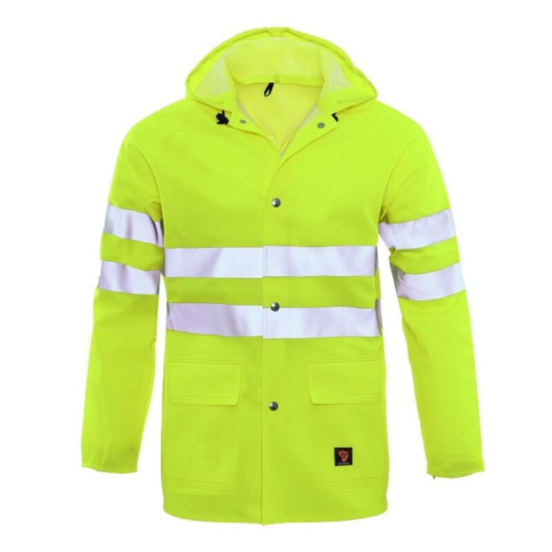 Kurtka przeciwdeszczowa odblaskowa Fluo Probaltic Procera