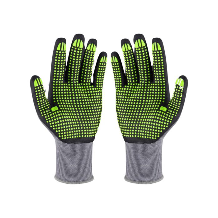Rękawice ochronne Nitrile Flex Dots Stalco - obrazek 2